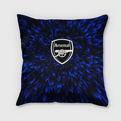 Подушка квадратная Arsenal blue energy, цвет: 3D-принт