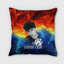 Подушка квадратная Сектор газа Юрий Хой