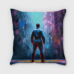 Подушка квадратная Боец джиу-джитсу