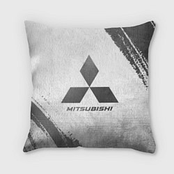 Подушка квадратная Mitsubishi - white gradient, цвет: 3D-принт