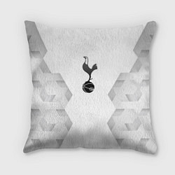Подушка квадратная Tottenham white poly, цвет: 3D-принт