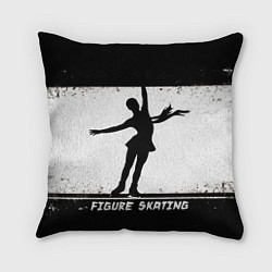 Подушка квадратная Figure skating
