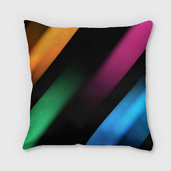 Подушка квадратная Multicoloured, цвет: 3D-принт