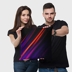 Подушка квадратная Multicolored, цвет: 3D-принт — фото 2