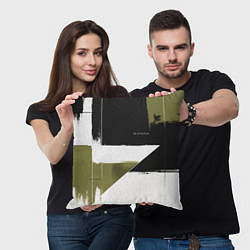 Подушка квадратная Haval логотип, цвет: 3D-принт — фото 2