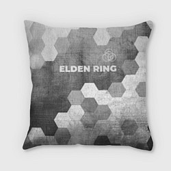 Подушка квадратная Elden Ring - grey gradient посередине
