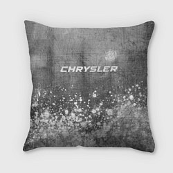 Подушка квадратная Chrysler - grey gradient посередине, цвет: 3D-принт