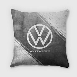 Подушка квадратная Volkswagen - grey gradient