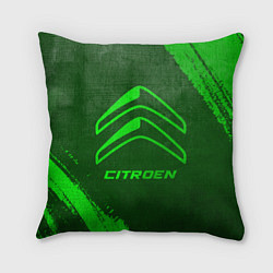 Подушка квадратная Citroen - green gradient