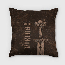 Подушка квадратная Меч викинга, цвет: 3D-принт