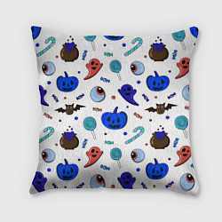 Подушка квадратная Halloween white, цвет: 3D-принт