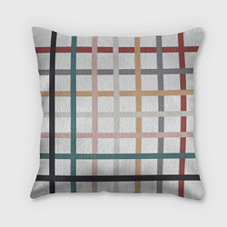 Подушка квадратная Плетенка пастельная