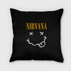 Подушка квадратная Nirvana rock music