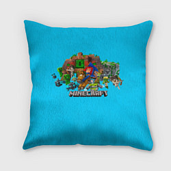 Подушка квадратная Мобы майнкрафт