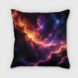 Подушка квадратная Фантастические космические туманы, цвет: 3D-принт