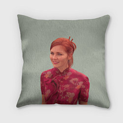 Подушка квадратная Мэри Джейн Kirsten Dunst, цвет: 3D-принт