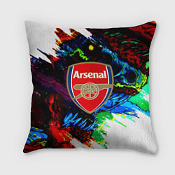 Подушка квадратная Arsenal monster, цвет: 3D-принт