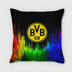 Подушка квадратная Borussia градиент текстура, цвет: 3D-принт