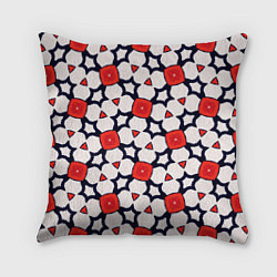 Подушка квадратная Абстрактные звезды и геометрические фигуры, цвет: 3D-принт
