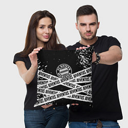 Подушка квадратная Бавария Мюнхен x Ювентус, цвет: 3D-принт — фото 2