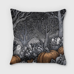 Подушка квадратная Осенние шалости духов