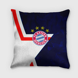 Подушка квадратная Бавария звезды геометрия, цвет: 3D-принт