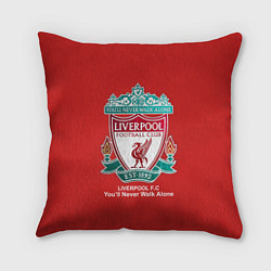 Подушка квадратная Liverpool, цвет: 3D-принт