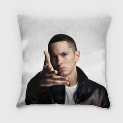 Подушка квадратная Eminem, цвет: 3D-принт