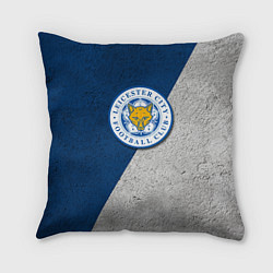 Подушка квадратная Leicester City FC, цвет: 3D-принт