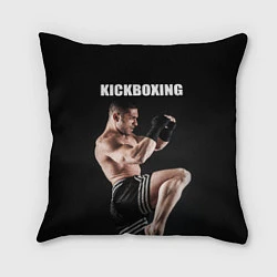 Подушка квадратная Kickboxing, цвет: 3D-принт