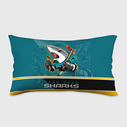 Подушка-антистресс San Jose Sharks, цвет: 3D-принт