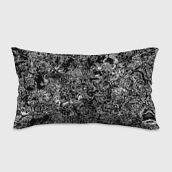 Подушка-антистресс Монстры черно-белый паттерн