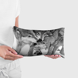 Подушка-антистресс Волчья семья, цвет: 3D-принт — фото 2