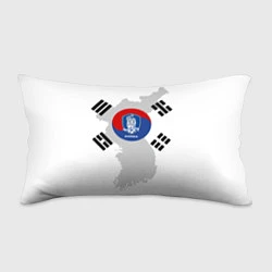 Подушка-антистресс Сборная Кореи, цвет: 3D-принт