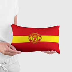 Подушка-антистресс FC Man United: Red Style, цвет: 3D-принт — фото 2