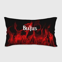 Подушка-антистресс The Beatles: Red Flame, цвет: 3D-принт