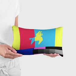 Подушка-антистресс Цветная Лама, цвет: 3D-принт — фото 2