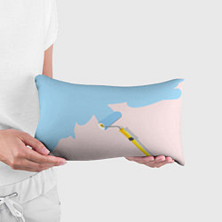 Подушка-антистресс Голубая заливка, цвет: 3D-принт — фото 2