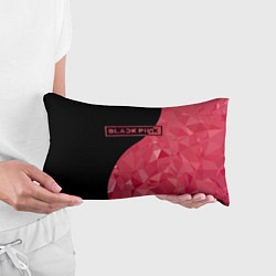 Подушка-антистресс Black Pink: Pink Polygons, цвет: 3D-принт — фото 2