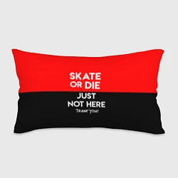 Подушка-антистресс Skate or Die: Just not here, цвет: 3D-принт