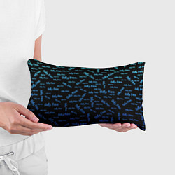 Подушка-антистресс Sally Face: Blue Pattern, цвет: 3D-принт — фото 2