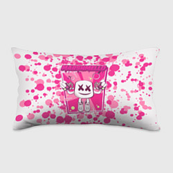Подушка-антистресс Marshmello: Pink Fashion, цвет: 3D-принт