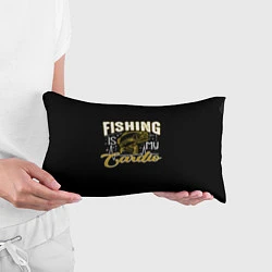 Подушка-антистресс Fishing is my Cardio, цвет: 3D-принт — фото 2