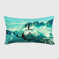 Подушка-антистресс Горы, цвет: 3D-принт