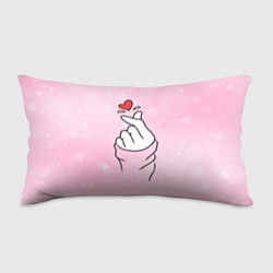 Подушка-антистресс Сердечко пальцами