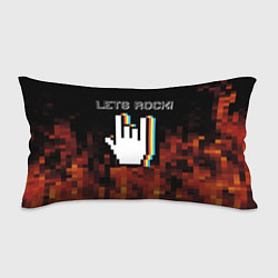 Подушка-антистресс Let's Rock, цвет: 3D-принт