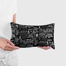 Подушка-антистресс BILLIE EILISH BLACK, цвет: 3D-принт — фото 2