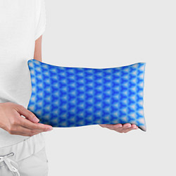 Подушка-антистресс Синие соты, цвет: 3D-принт — фото 2