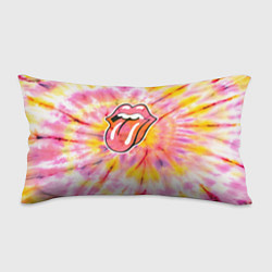 Подушка-антистресс Rolling Stones tie-dye, цвет: 3D-принт