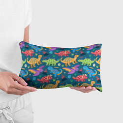 Подушка-антистресс Арт с динозаврами, цвет: 3D-принт — фото 2